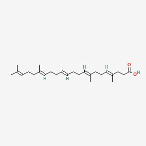 molecular formula C27H44O2 B1233667 Turbinaric acid CAS No. 56882-00-9