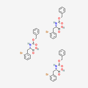 (2S)-3-(2-bromophenyl)-2-(phenylmethoxycarbonylamino)propanoic acid