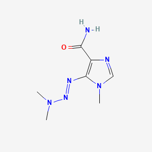molecular formula C7H12N6O B1233669 Methyldic CAS No. 76283-04-0