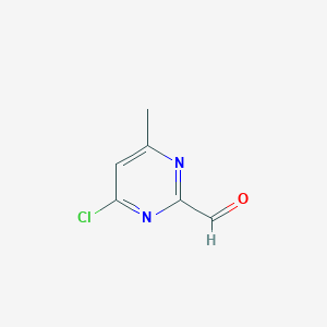 4-Chloro-6-methylpyrimidine-2-carbaldehyde