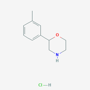 Morpholine, 2-(3-methylphenyl)-, hydrochloride