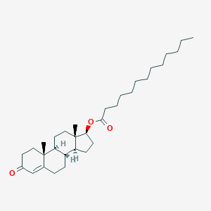 molecular formula C₃₂H₅₂O₃ B123367 Testosterone tridecanoate CAS No. 488836-58-4