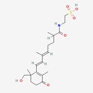 molecular formula C21H33NO6S B1233671 Retinotaurine CAS No. 81957-68-8