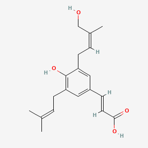 molecular formula C19H24O4 B1233672 Capillartemisin B CAS No. 85819-51-8