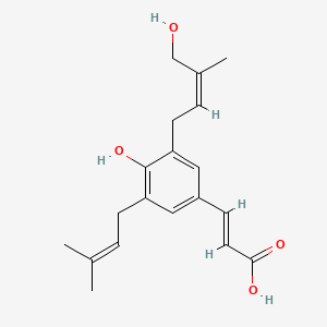 molecular formula C19H24O4 B1233672 毛细管蒿素 B CAS No. 85819-51-8