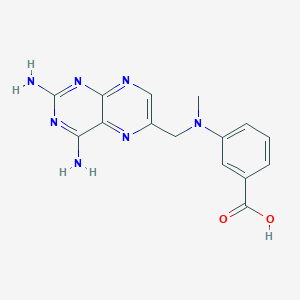 3-(((2,4-Diaminopteridin-6-yl)methyl)(methyl)amino)benzoic acid