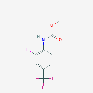 Carbamic acid, N-[2-iodo-4-(trifluoromethyl)phenyl]-, ethyl ester