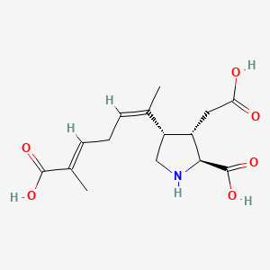 molecular formula C15H21NO6 B1233678 Isodomoic acid A CAS No. 101899-44-9
