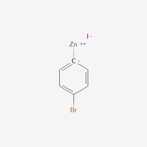 molecular formula C6H4BrIZn B12336804 zinc;bromobenzene;iodide 