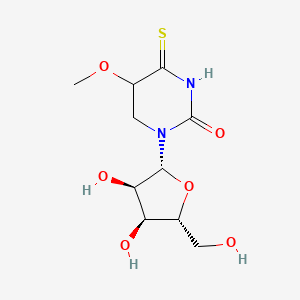 1-[(2R,3R,4S,5R)-3,4-dihydroxy-5-(hydroxymethyl)oxolan-2-yl]-5-methoxy-4-sulfanylidene-1,3-diazinan-2-one