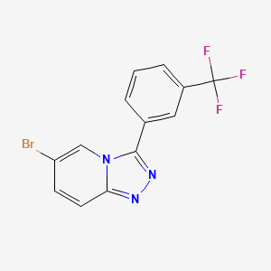 6-Bromo-3-(3-(trifluoromethyl)phenyl)-[1,2,4]triazolo[4,3-a]pyridine