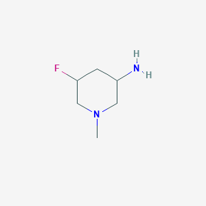 5-Fluoro-1-methylpiperidin-3-amine