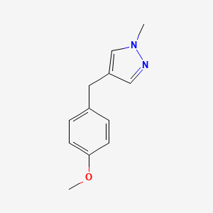 4-(4-Methoxybenzyl)-1-methyl-1H-pyrazole