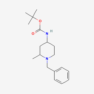 Tert-butyl 1-benzyl-2-methylpiperidin-4-ylcarbamate