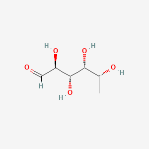 molecular formula C6H12O5 B1233688 D-鼠李糖 CAS No. 634-74-2