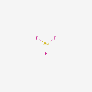 molecular formula AuF3 B1233690 Gold trifluoride 