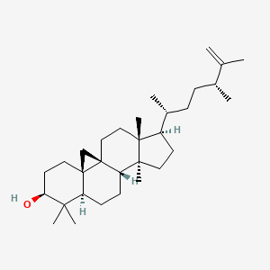 molecular formula C31H52O B1233691 (24R)-24-甲基环阿魏酸-25-烯-3β-醇 