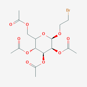 [(3R,4S,5S,6R)-3,4,5-triacetyloxy-6-(2-bromoethoxy)oxan-2-yl]methyl acetate