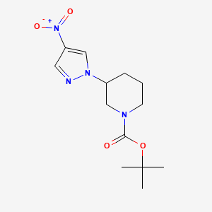 tert-Butyl 3-(4-nitro-1H-pyrazol-1-yl)piperidine-1-carboxylate