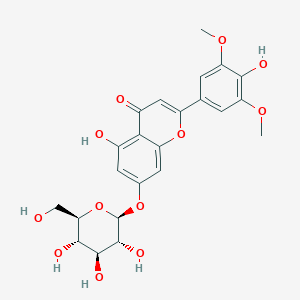 molecular formula C23H24O12 B1233695 三硝基7-O-β-D-葡萄糖苷 CAS No. 32769-01-0