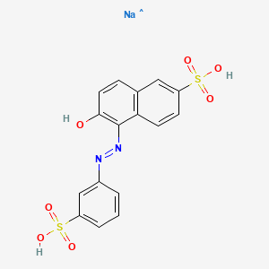 2-Naphthalenesulfonicacid, 6-hydroxy-5-[2-(3-sulfophenyl)diazenyl]-, sodium salt (1:2)