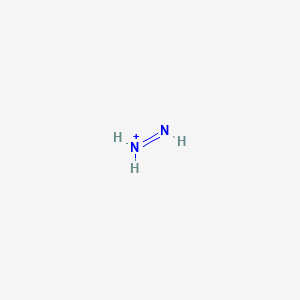 molecular formula H3N2+ B1233697 重氮盐 CAS No. 250132-74-2