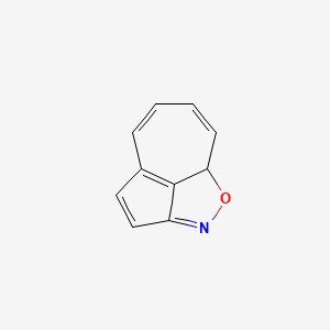 molecular formula C10H7NO B12336982 2-Oxa-3-azatricyclo[5.4.1.04,12]dodeca-3,5,7(12),8,10-pentaene 