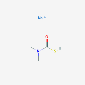 molecular formula C3H7NNaOS B12336996 Carbamothioic acid, N,N-dimethyl-, sodium salt (1:1) CAS No. 18992-87-5