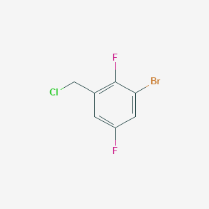 1-Bromo-3-(chloromethyl)-2,5-difluorobenzene