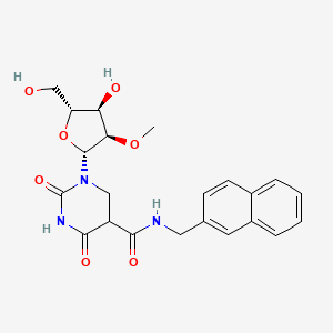 Uridine, 2'-O-methyl-5-[[(2-naphthalenylmethyl)amino]carbonyl]-