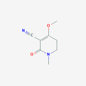 4-Methoxy-1-methyl-2-oxo-1,2,5,6-tetrahydropyridine-3-carbonitrile