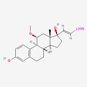 molecular formula C21H27IO3 B1233710 11-Methoxy-17-iodovinylestradiol CAS No. 90857-55-9