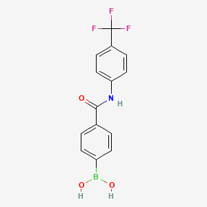 B-[4-[[[4-(trifluoromethyl)phenyl]amino]carbonyl]phenyl]Boronic acid