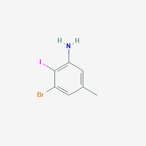 3-Bromo-2-iodo-5-methylaniline