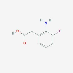 2-(2-Amino-3-fluorophenyl)acetic acid