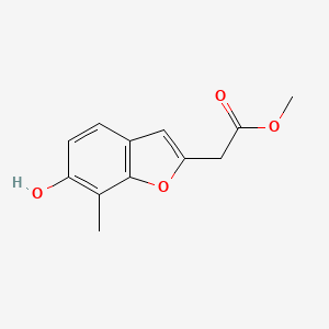 Methyl 2-(6-hydroxy-7-methyl-1-benzofuran-2-yl)acetate