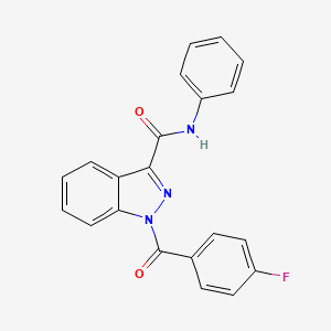 1-(4-Fluorobenzoyl)-N-phenyl-1H-indazole-3-carboxamide