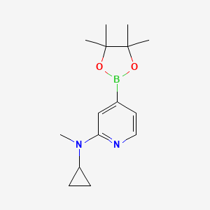 N-Cyclopropyl-N-methyl-4-(tetramethyl-1,3,2-dioxaborolan-2-yl)pyridin-2-amine