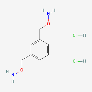 O-[[3-(aminooxymethyl)phenyl]methyl]hydroxylamine;dihydrochloride