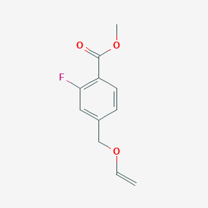 Benzoic acid, 4-[(ethenyloxy)methyl]-2-fluoro-, methyl ester