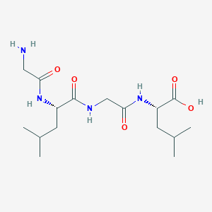 molecular formula C16H30N4O5 B12337472 H-Gly-Leu-Gly-Leu-OH 