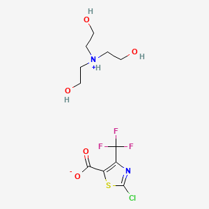 Tris(2-hydroxyethyl)ammonium 2-chloro-4-(trifluoromethyl)thiazole-5-carboxylate