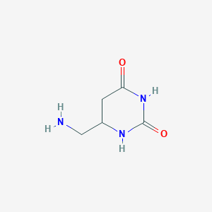 6-(Aminomethyl)-1,3-diazinane-2,4-dione