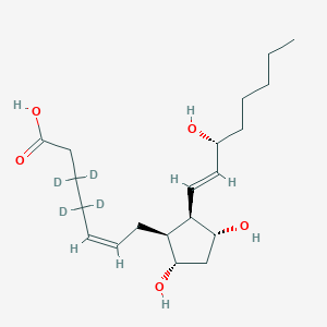 molecular formula C20H34O5 B12337586 8-Epi pgf2alpha-D4 