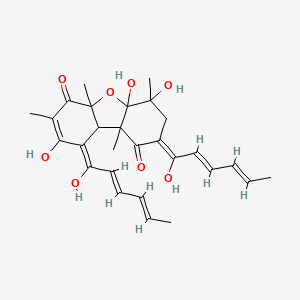 molecular formula C28H34O8 B1233759 双维诺醇 