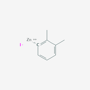 molecular formula C8H9IZn B12337611 Zinc,(2,3-dimethylphenyl)iodo- 