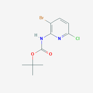 tert-Butyl (3-bromo-6-chloropyridin-2-yl)carbamate