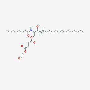 4-O-[(E)-3-hydroxy-2-(octanoylamino)octadec-4-enyl] 1-O-(2-methoxyethyl) butanedioate