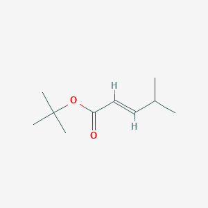 2-Pentenoic acid, 4-methyl-, 1,1-dimethylethyl ester, (E)-