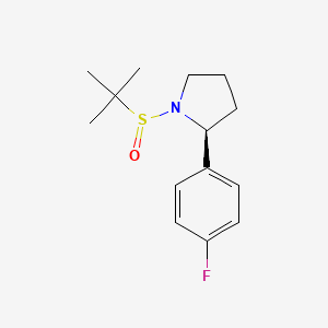 (2S)-1-tert-butylsulfinyl-2-(4-fluorophenyl)pyrrolidine